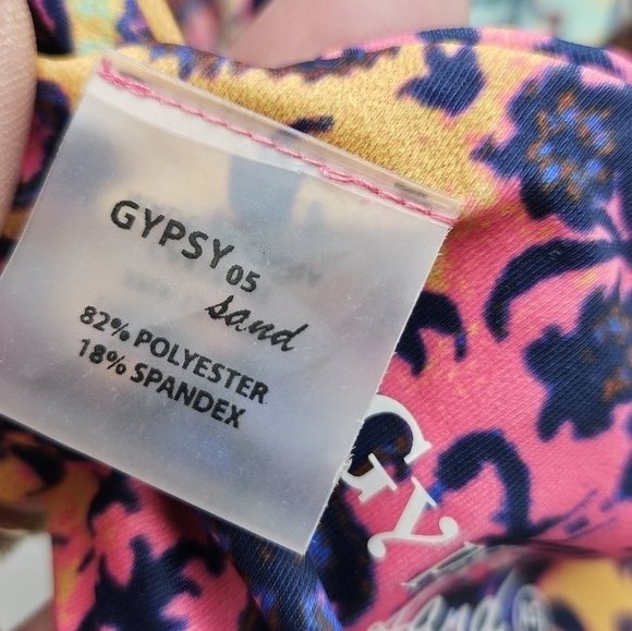 NWT Gypsy 05 swim Mosaic print bikini top only size xs - Picture 4 of 11